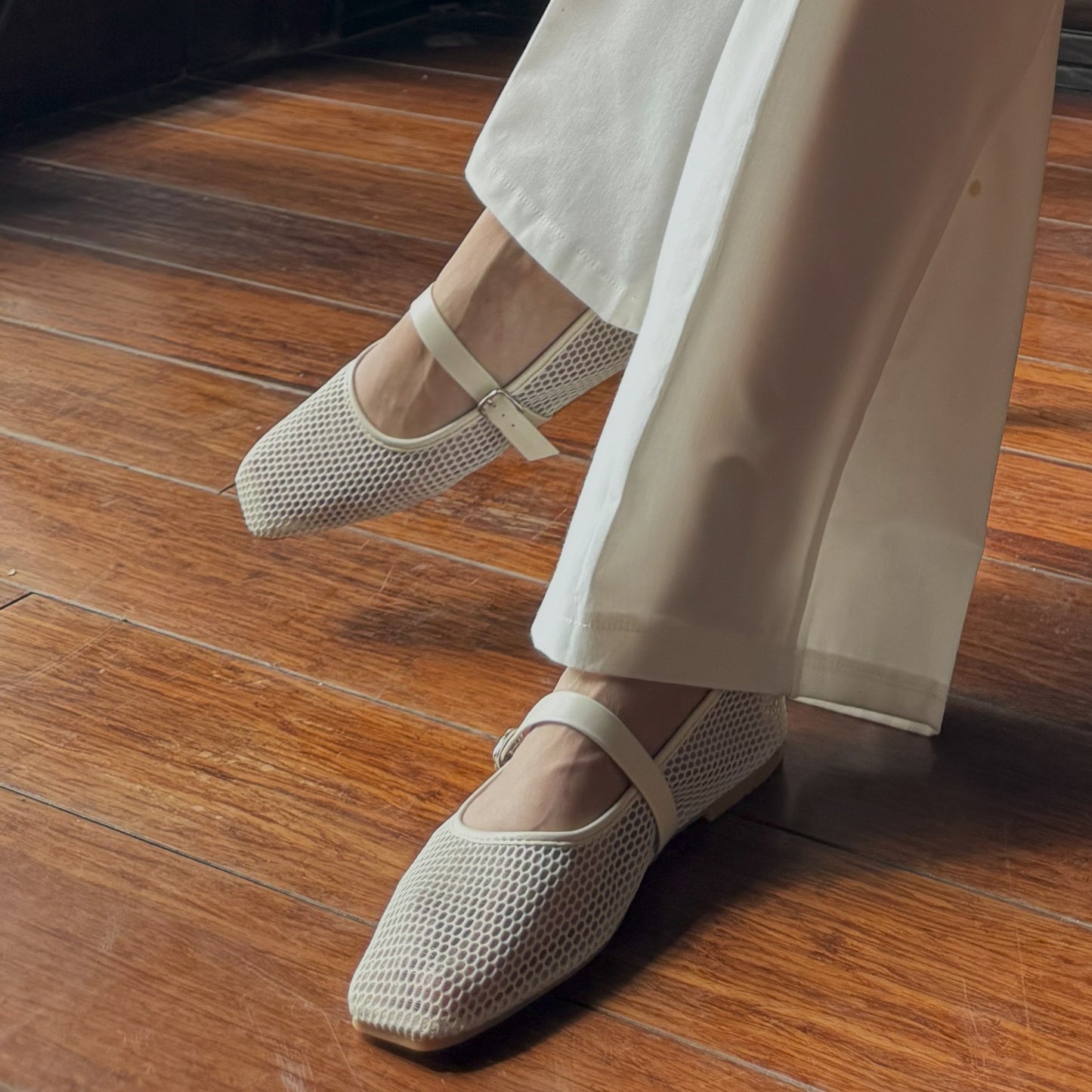 MESH BALLET | White