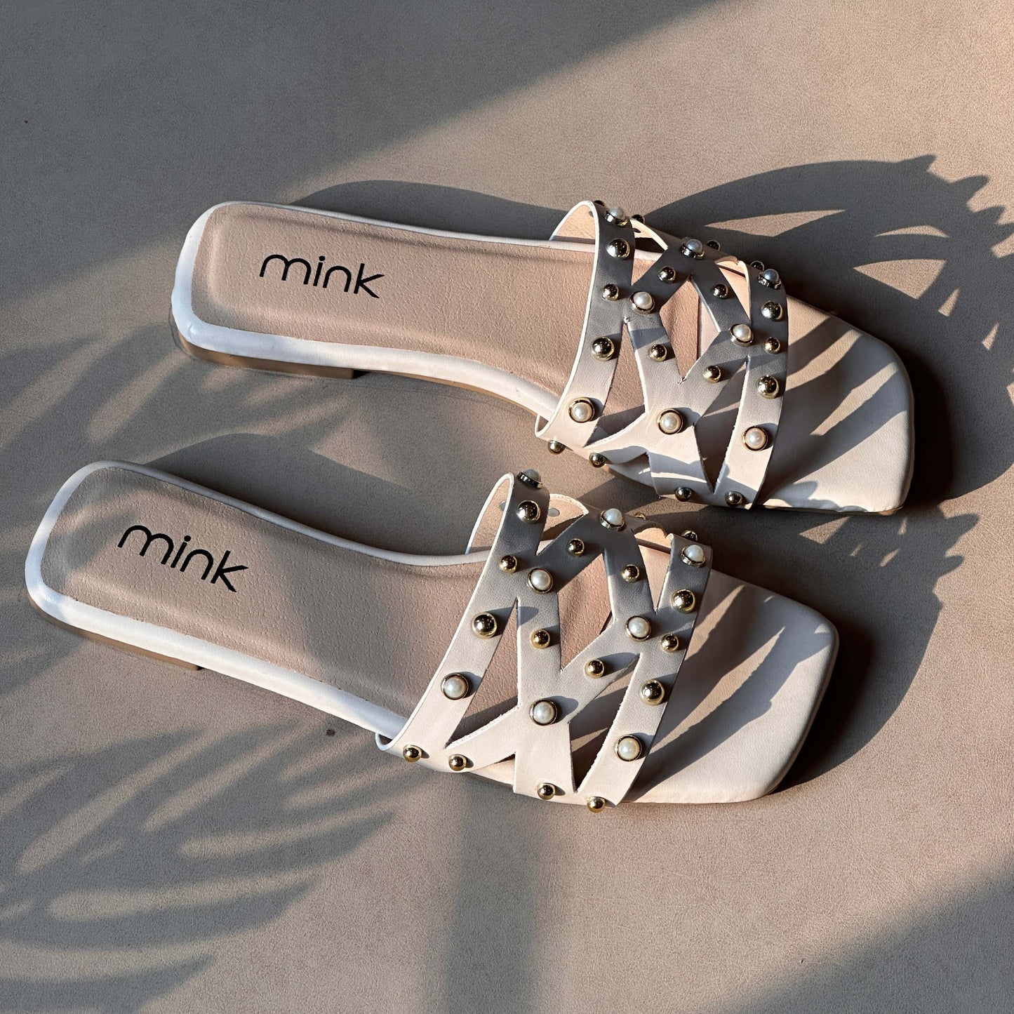 JEWEL SLIDES | White