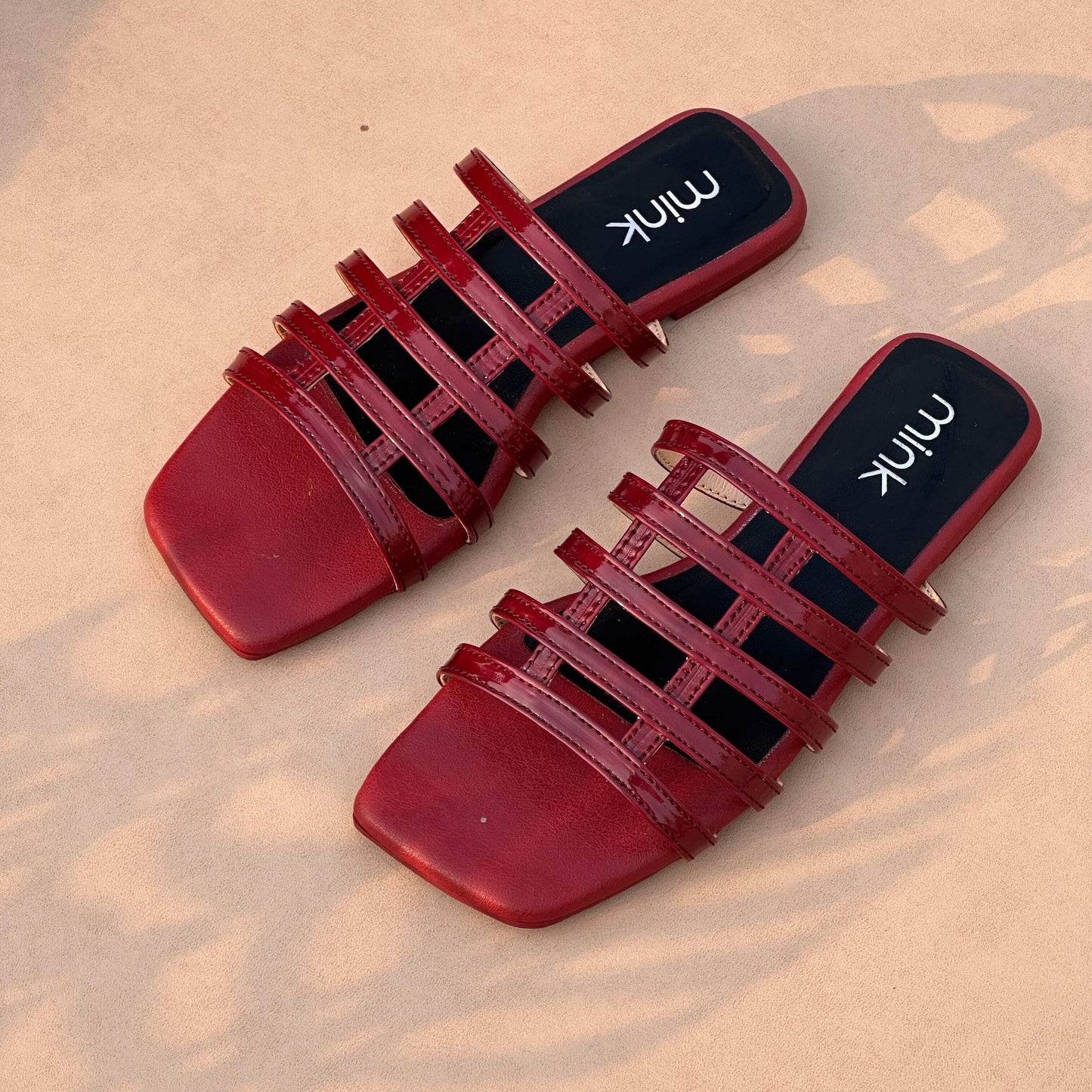 LUXE SLIDES | Cherry Red