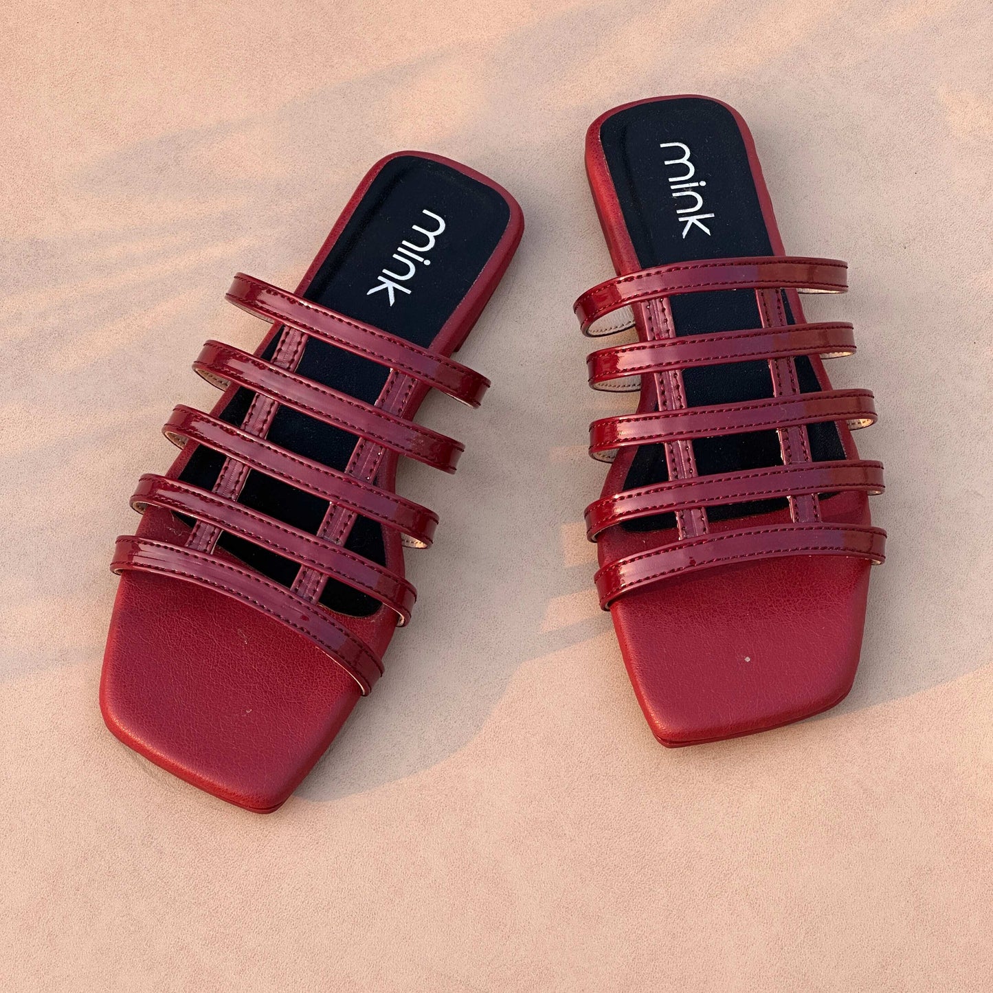 LUXE SLIDES | Cherry Red