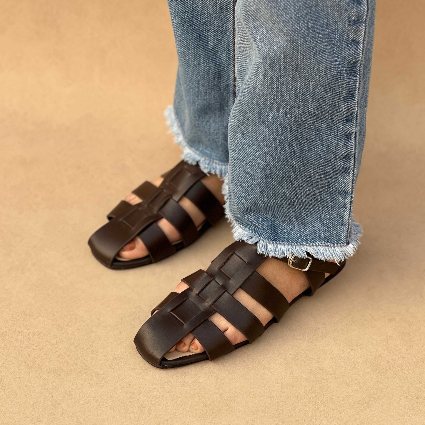 CROC SANDALS | Coffee Bean