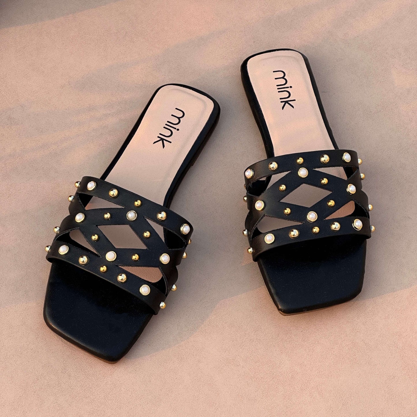 JEWEL SLIDES | Black