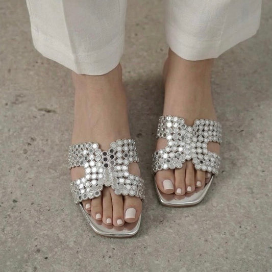 GLAM SLIDES | Silver