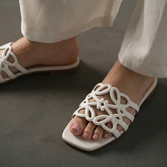 LOEWE SLIDES | White