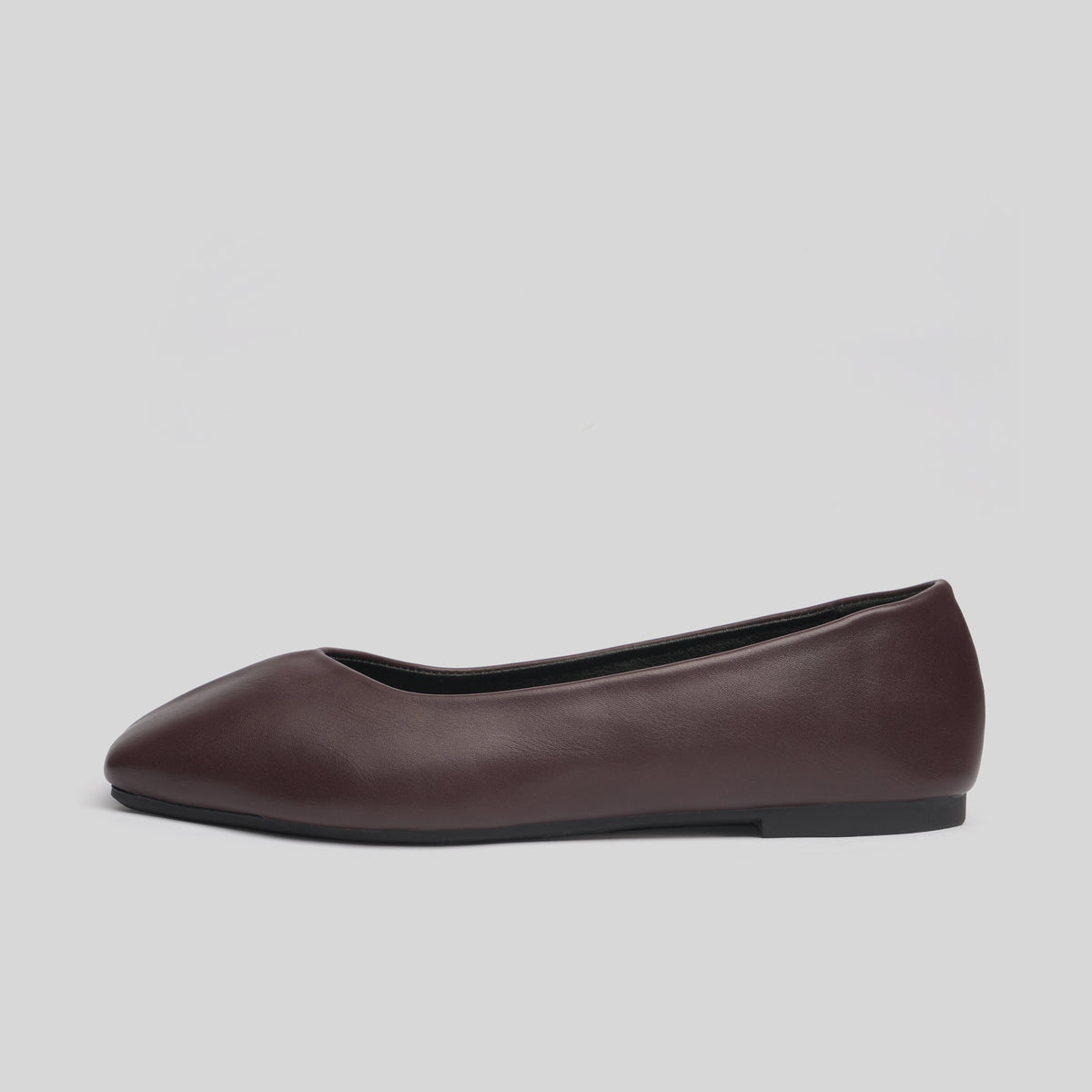 SEAM SQUARE PUMPS | Deep Coffee