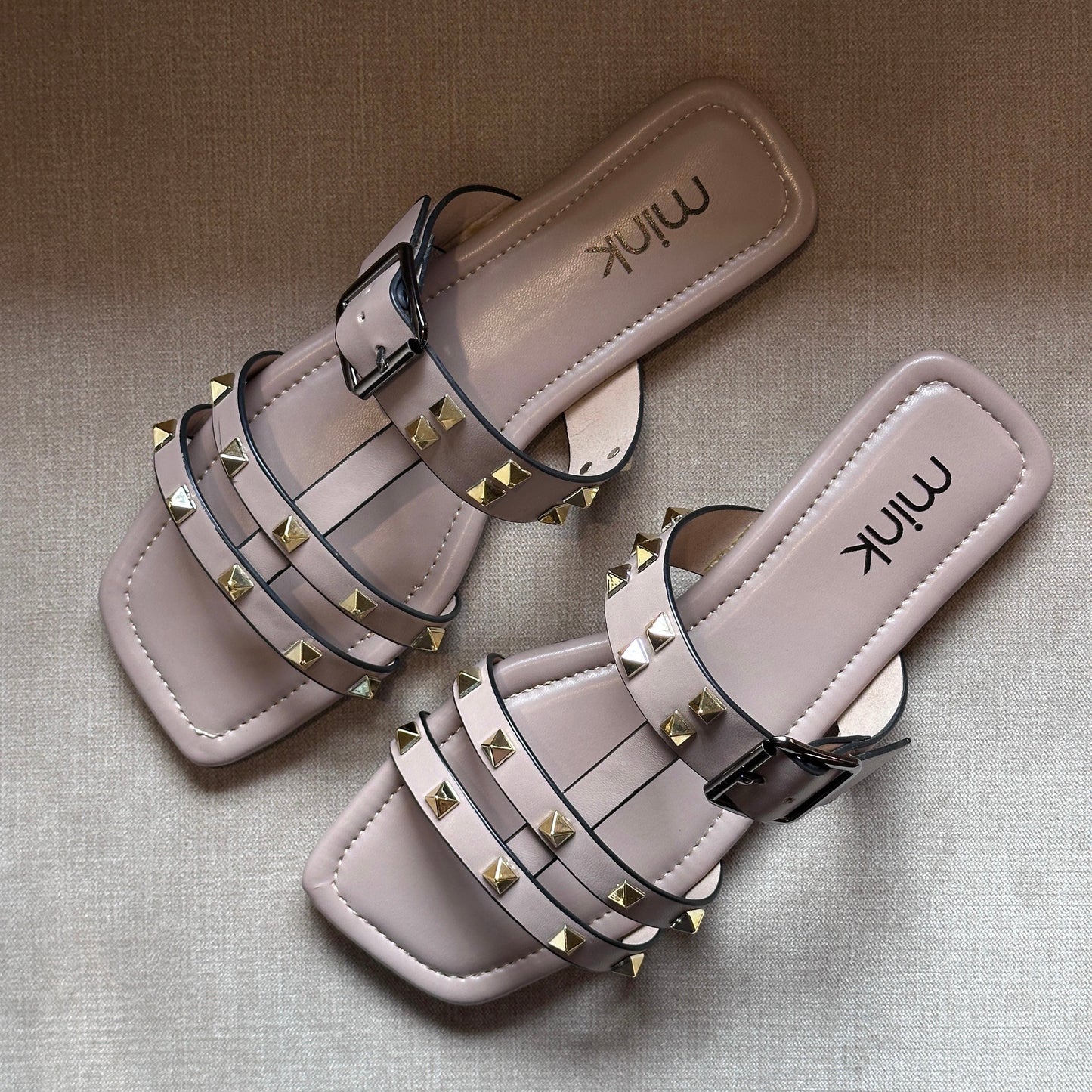 VALENTINO SLIDES | Mouse Gray