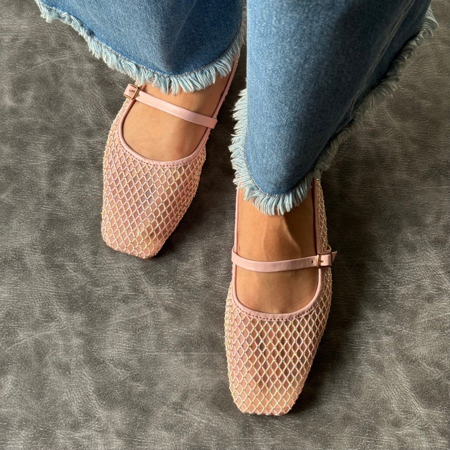 BLING MESH BALLET | Cavern Pink