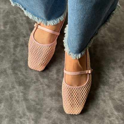 BLING MESH BALLET | Cavern Pink