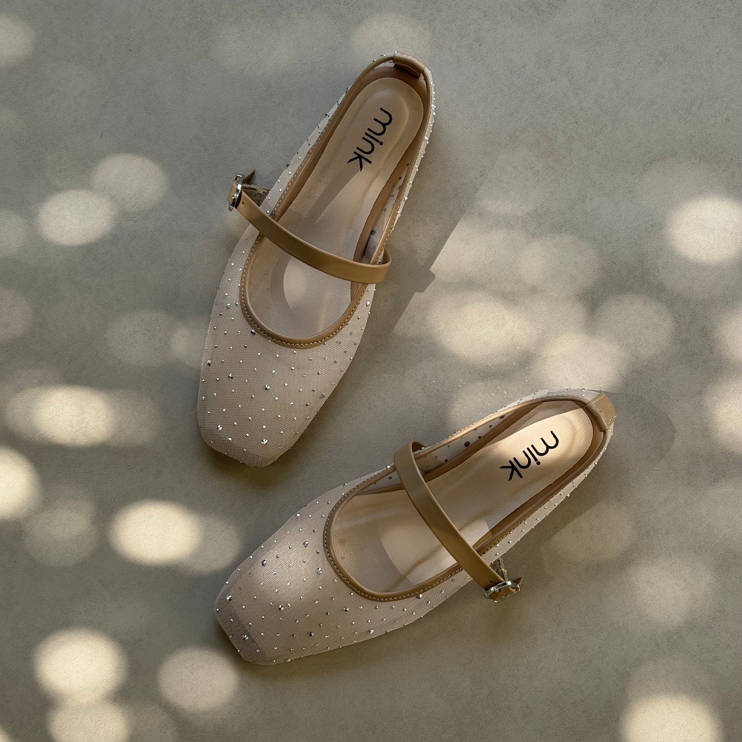 STARRY MESH BALLET | Beige