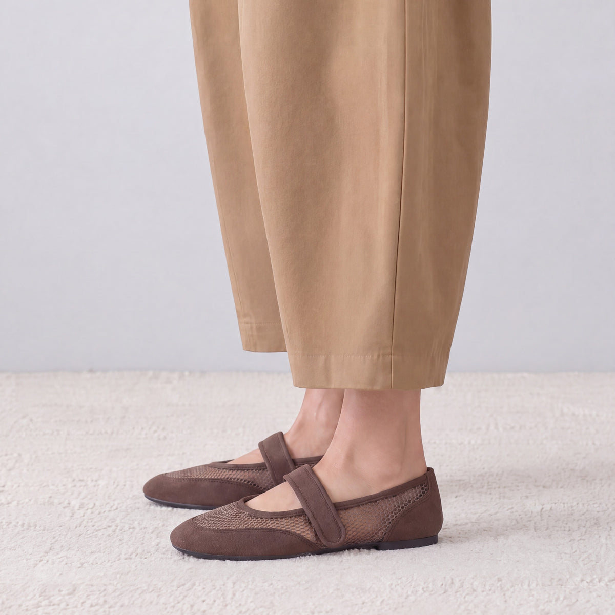 MESH SNEAKER BALLET | Deep Coffee