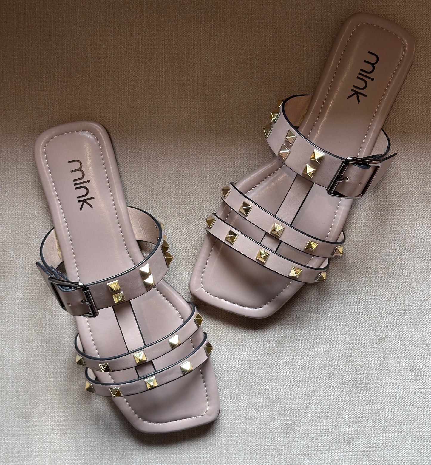 VALENTINO SLIDES | Mouse Gray