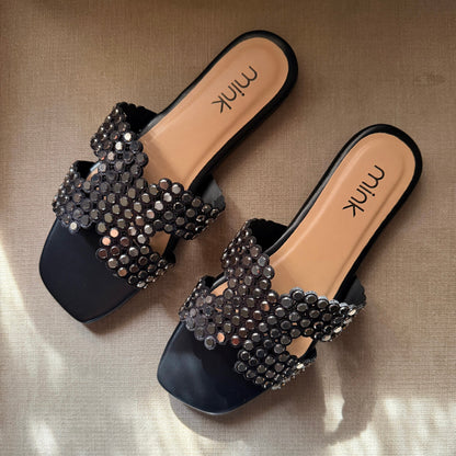 GLAM SLIDES | Black