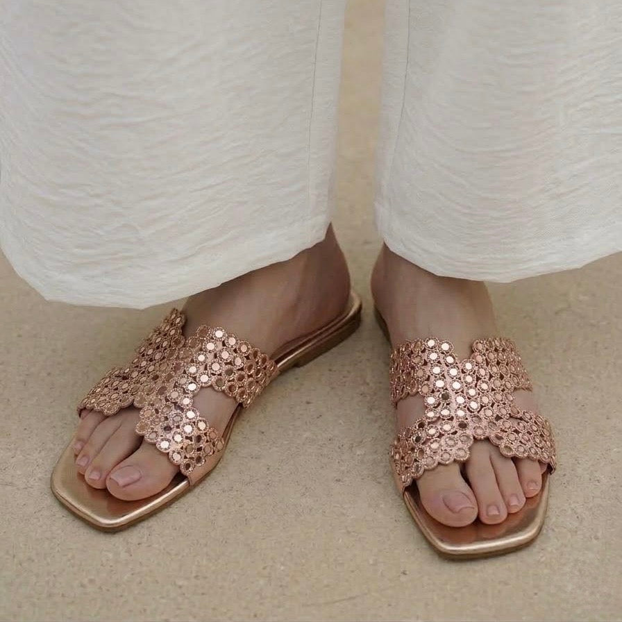 GLAM SLIDES | Rose Gold