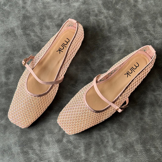 BLING MESH BALLET | Cavern Pink