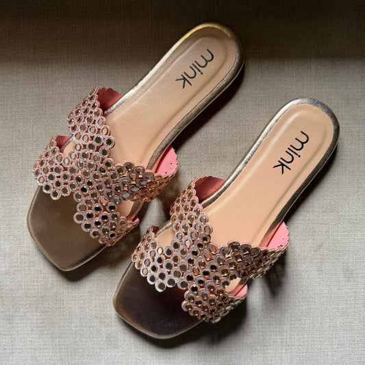 GLAM SLIDES | Rose Gold