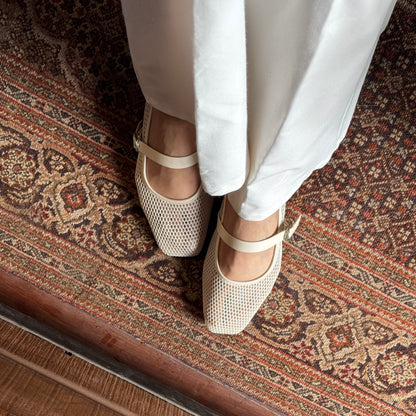 MESH BALLET | White
