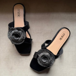 ROSELLA SLIDES | Black