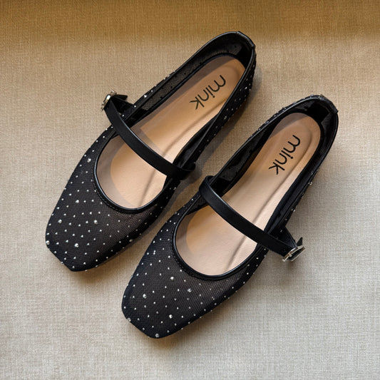 STARRY MESH BALLET | Black