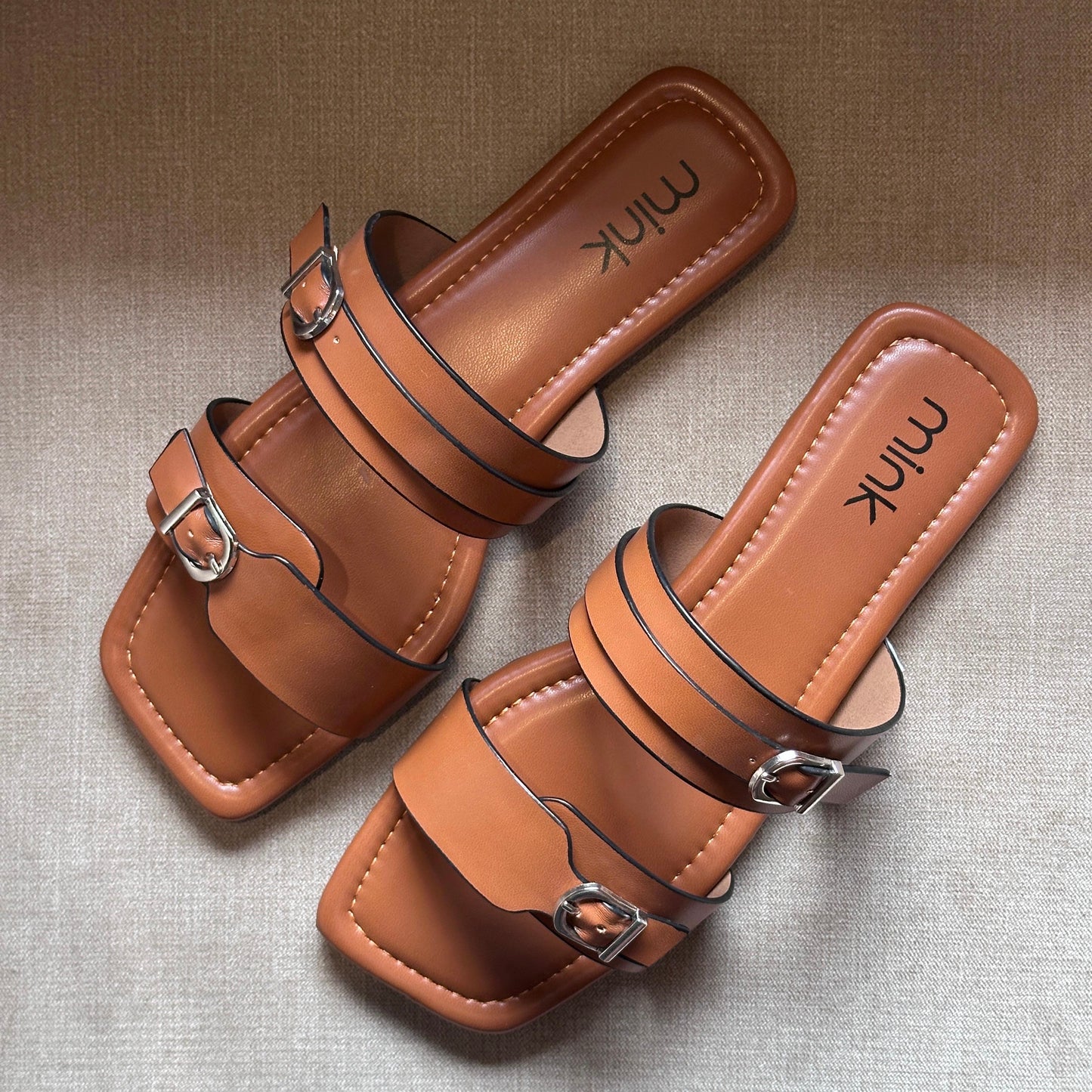 DOUBLE STRAP SLIDERS | Red Beech