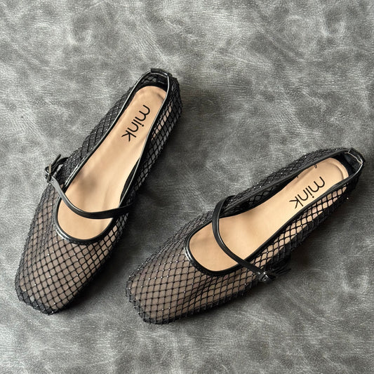 BLING MESH BALLET | Black