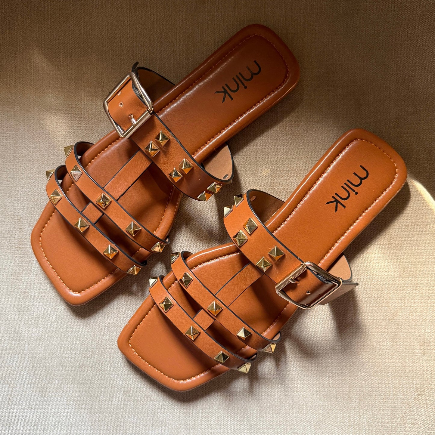 VALENTINO SLIDES | Red Beech