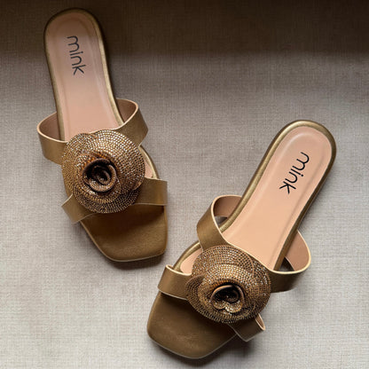 ROSELLA SLIDES | Gold