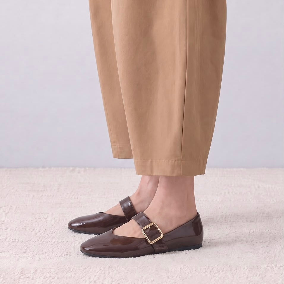 PATENT BALLETS |  Deep Coffee