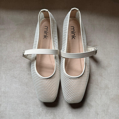 MESH BALLET| White