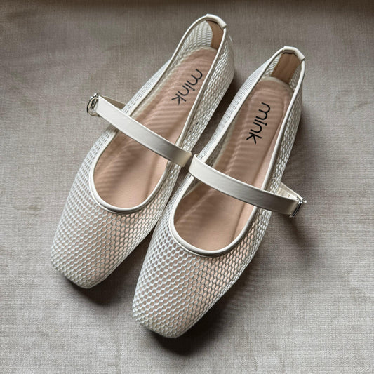 MESH BALLET| White