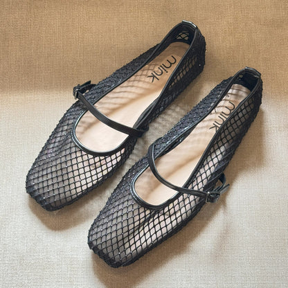 BLING MESH BALLET | Black