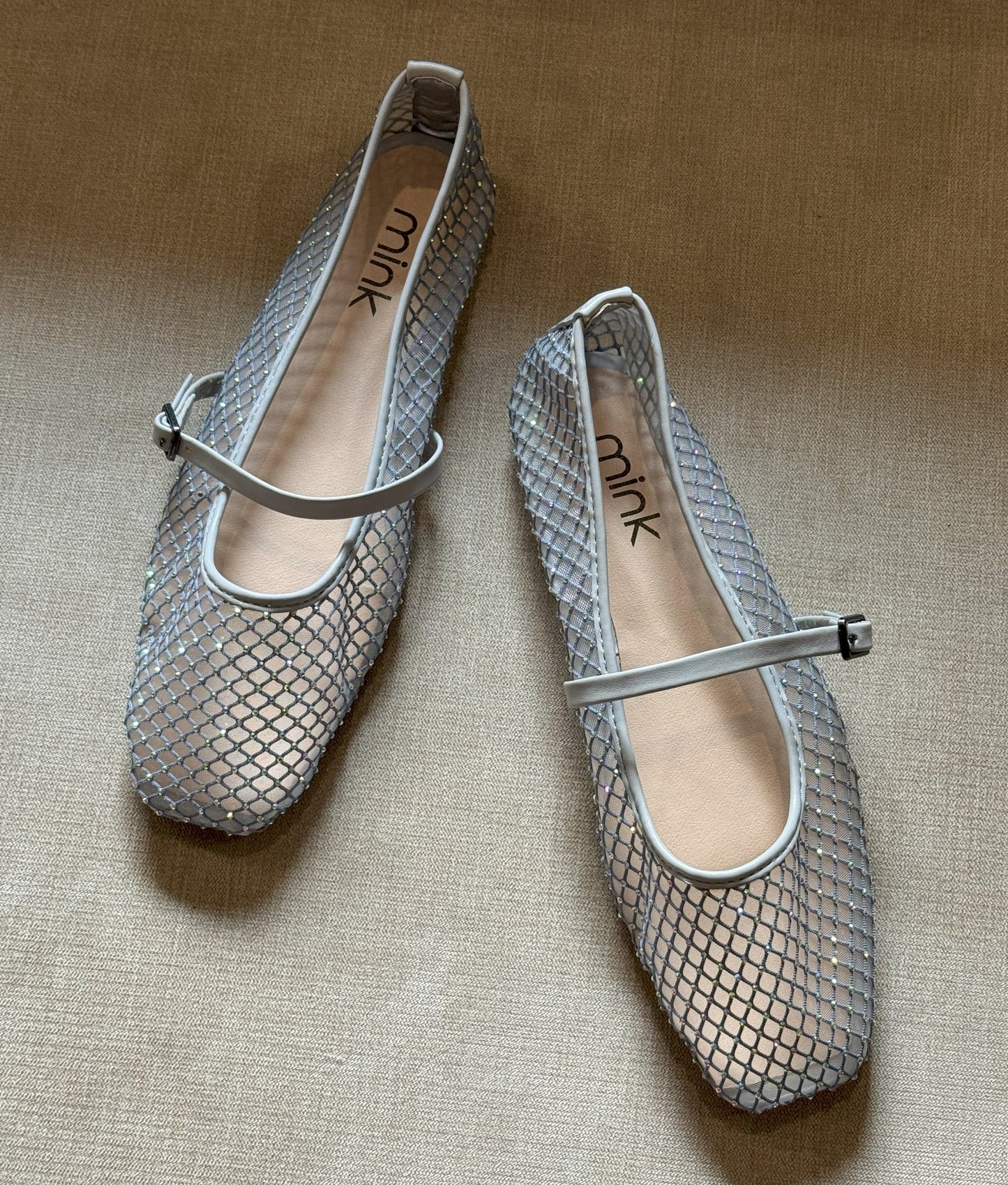 BLING MESH BALLET | Ocean Gray