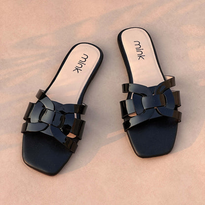 TORY FLATS | Black