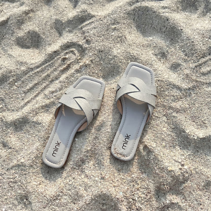 TWISTIES SLIDES | Cyan Blue