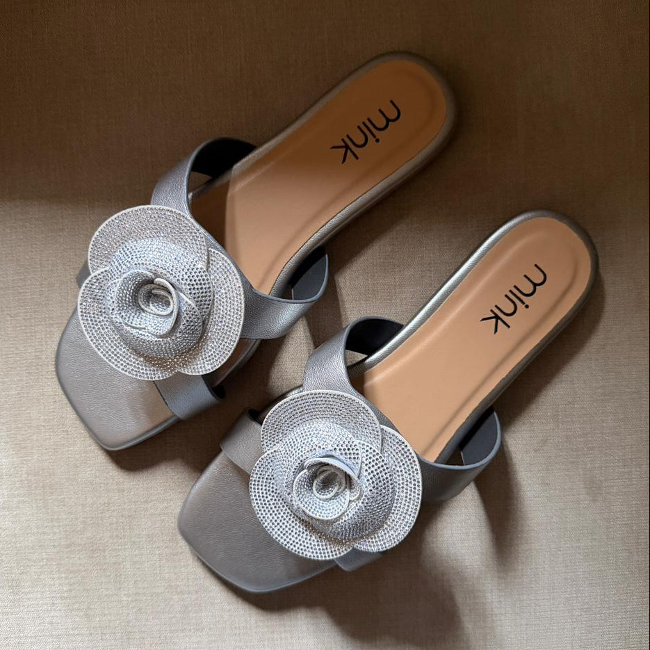 ROSELLA SLIDES | Silver