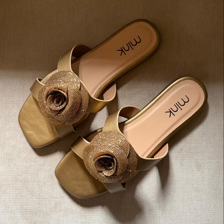 ROSELLA SLIDES | Gold